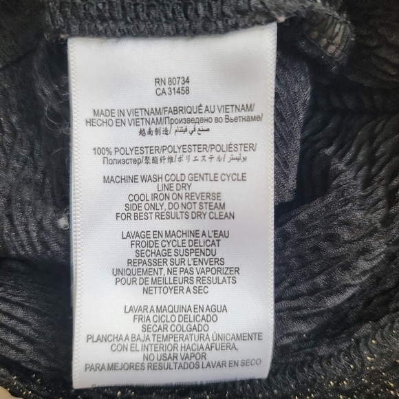 BCBGENERATION Sparkle Off Shoulder Midi Dress Size Large - Picture 8 of 8